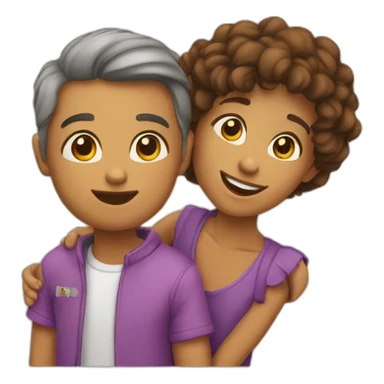 cadis avec enfant dedans sticker