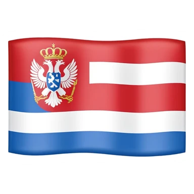 Flag of Serbia & Montenegro sticker