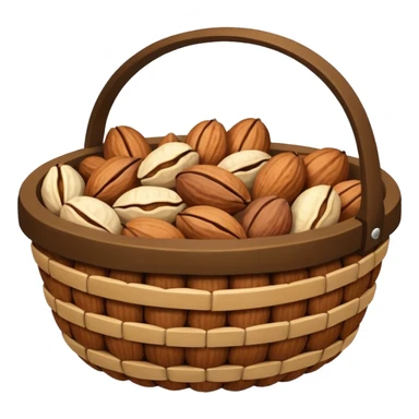 nut basket sticker