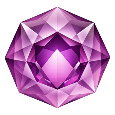 crystal pink gem amethyst sticker