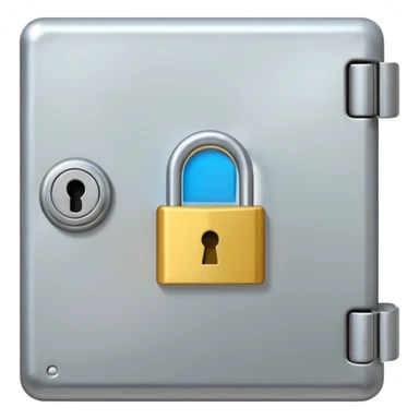 Keycard lock on aDoor sticker