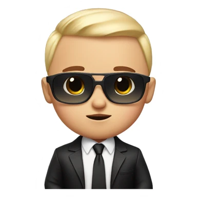Boss baby with sunglasses  sticker