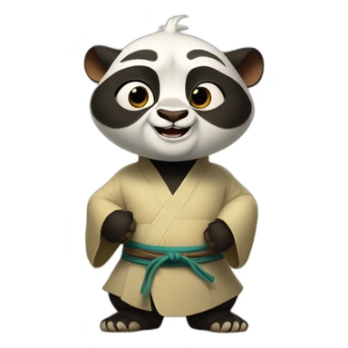 Maître Shifu de Kung-fu Panda sticker