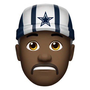 Sad Dallas Cowboys fan sticker