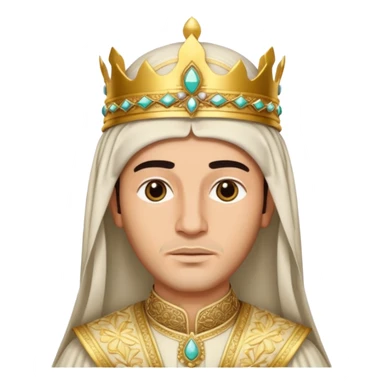 king in arab clothes   sticker