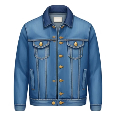 A blue jacket  sticker