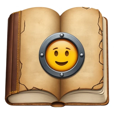 Book with “Chapter 4?” stamped on it sticker