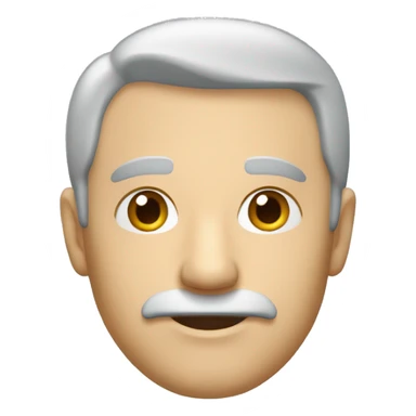 homme 64ans sans moustachelunette fumé bleue sticker
