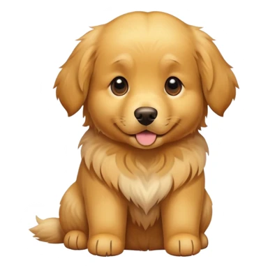 Golden retriever dog sticker