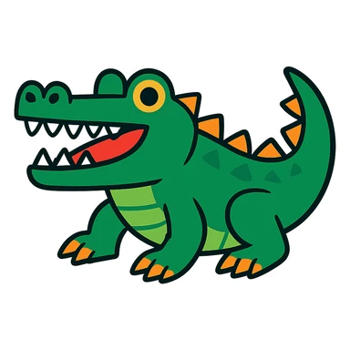 crocodile sticker