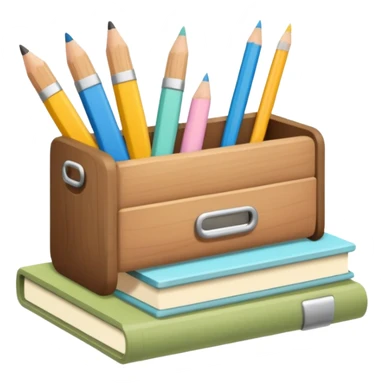 aesthetic school supplies cottage core (earthy) sticker