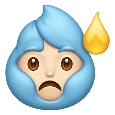 Side eye emoji farting sticker