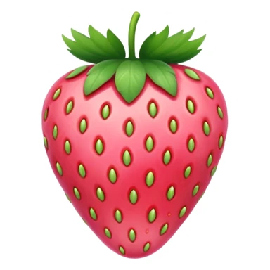pink strawberry sticker