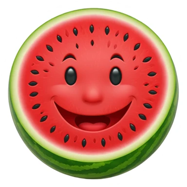 watermelon smile sticker