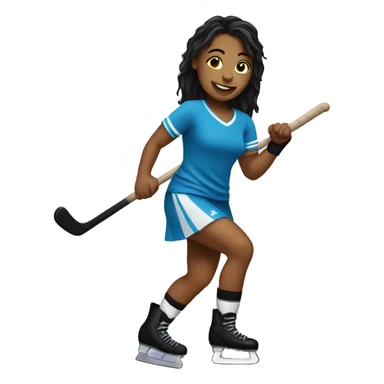 Hockey and dance mixte  sticker