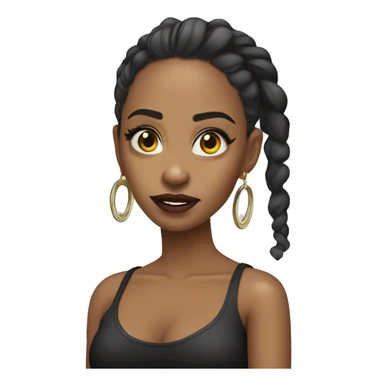 the singer bad gyal aka alba farelo sticker