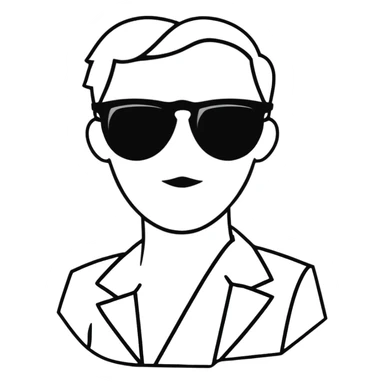 face with sunglasses, fanning itself, feeling hot sticker