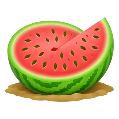 Melon sand box sticker