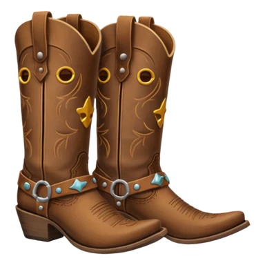 Cowgirl boots sticker