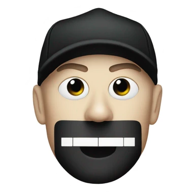 eminem domino mask sticker