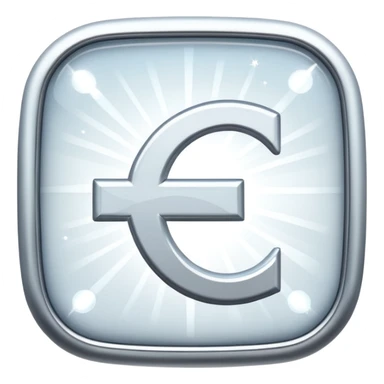 glitter white symbol bank sticker