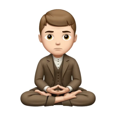 Thomas Shelby Meditating  sticker