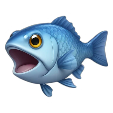 poisson pané avec de la purée sticker