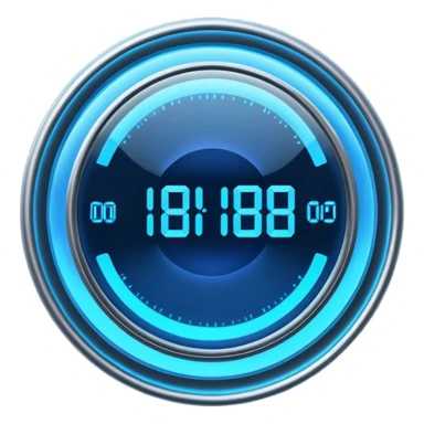 holographic timer  sticker