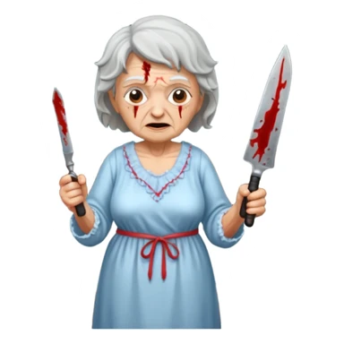 Granny horror game sticker
