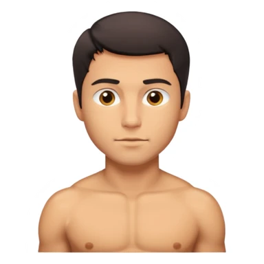 Male shirtless honey skin six pack sexy big dih lean handsome feel good face sticker