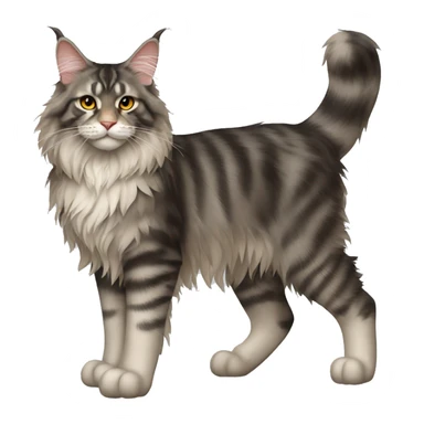 Maine Coon Cat Full Body sticker