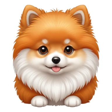 Pomeranian puppy sticker