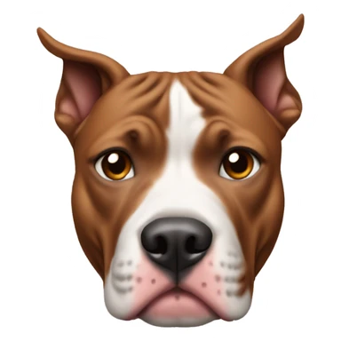 Pitbull cropped ears sticker