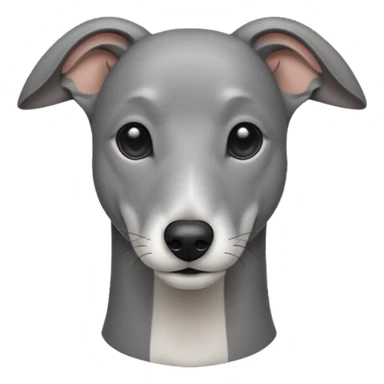 Greyhound front facing sticker