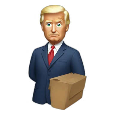 trump biden sticker