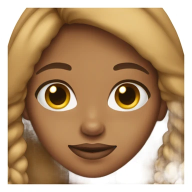 Light Browne skin girl sticker