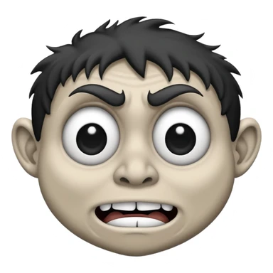 Troll face peur et noir sticker