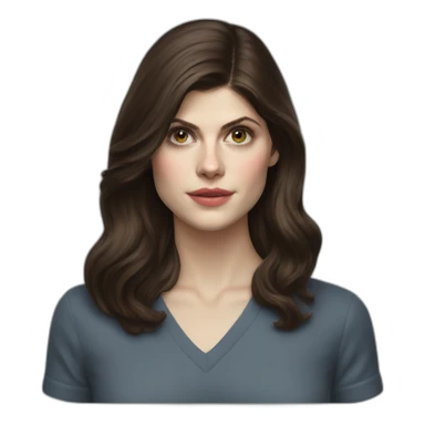 Alexandra Daddario sticker