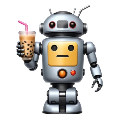 Boba tea robot 4 sticker