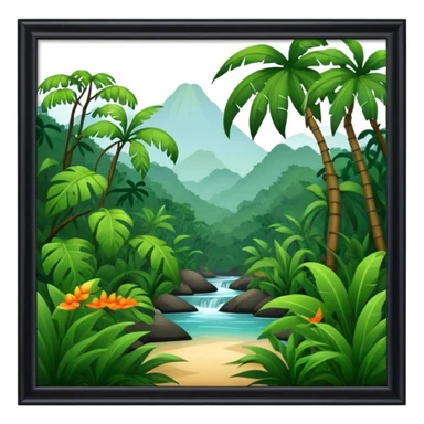 Amazon Jungle sticker