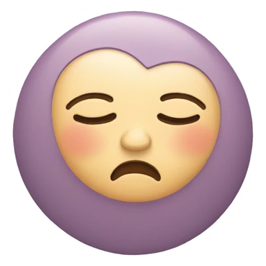 Face with zzz sleep and heart sticker