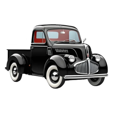 Farther Vader 1951 Jowett Bradford pickup hot rod concept  sticker