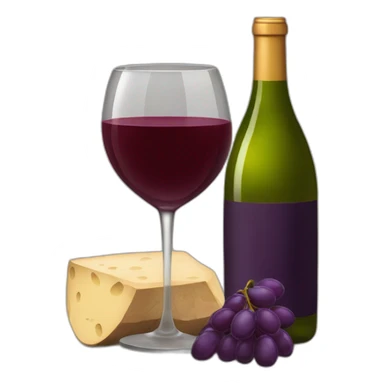 cara de pedra de terno segurando uma taça de vinho sticker