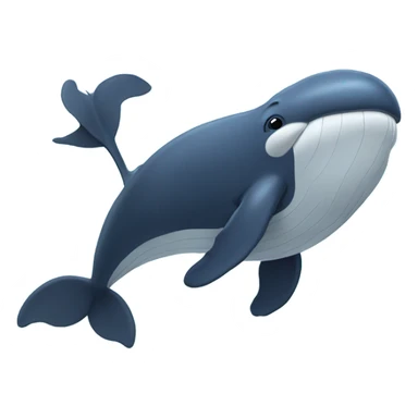 A whale and her calf  sticker