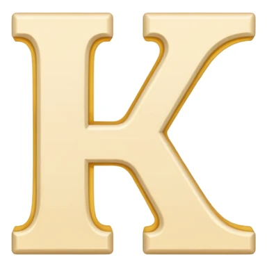 Letter Cream-colored sticker