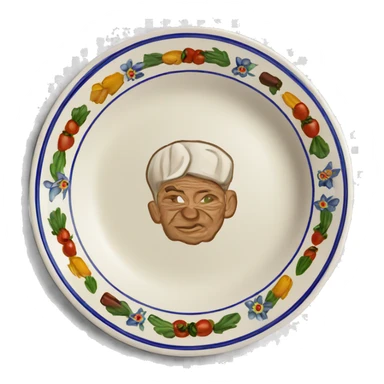 Traditional Romanian plate  sticker