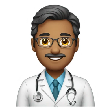 indian doctor sticker