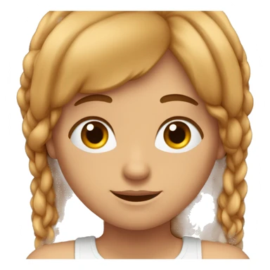 Crea un avatar de medio cuerpo de un pelirrojo con ojos grandes y de color marrón rron, cara fina, pelo corto. sticker