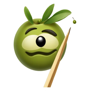 Olives on a toothpick  sticker