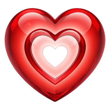 Red crystal with a red glow coming from its center. In the center of the crystal a $ sticker